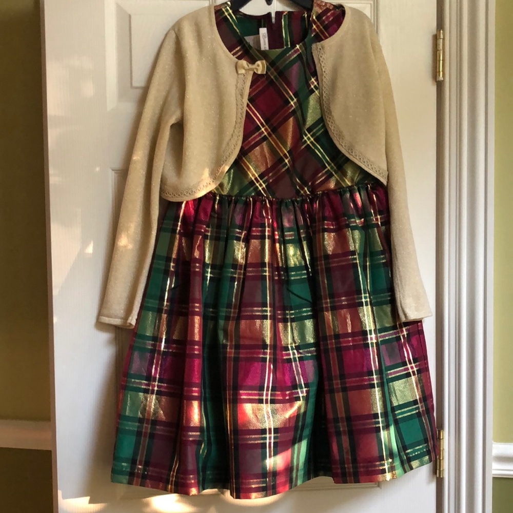Bonnie Jean beautiful holiday dress set size 16